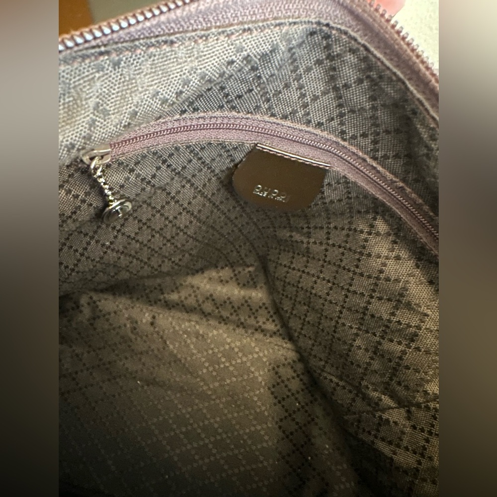 Gucci Nylon and Leather Bamboo Handle Bag - Picture 10 of 13